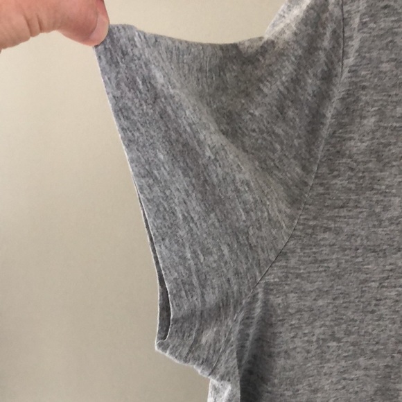 Adidas light grey cotton tee XL. First picture outside brighter day, rest rainy. - Picture 4 of 8